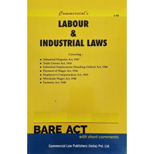 Commercial's Labour & Industrial Laws Bare Act 2024